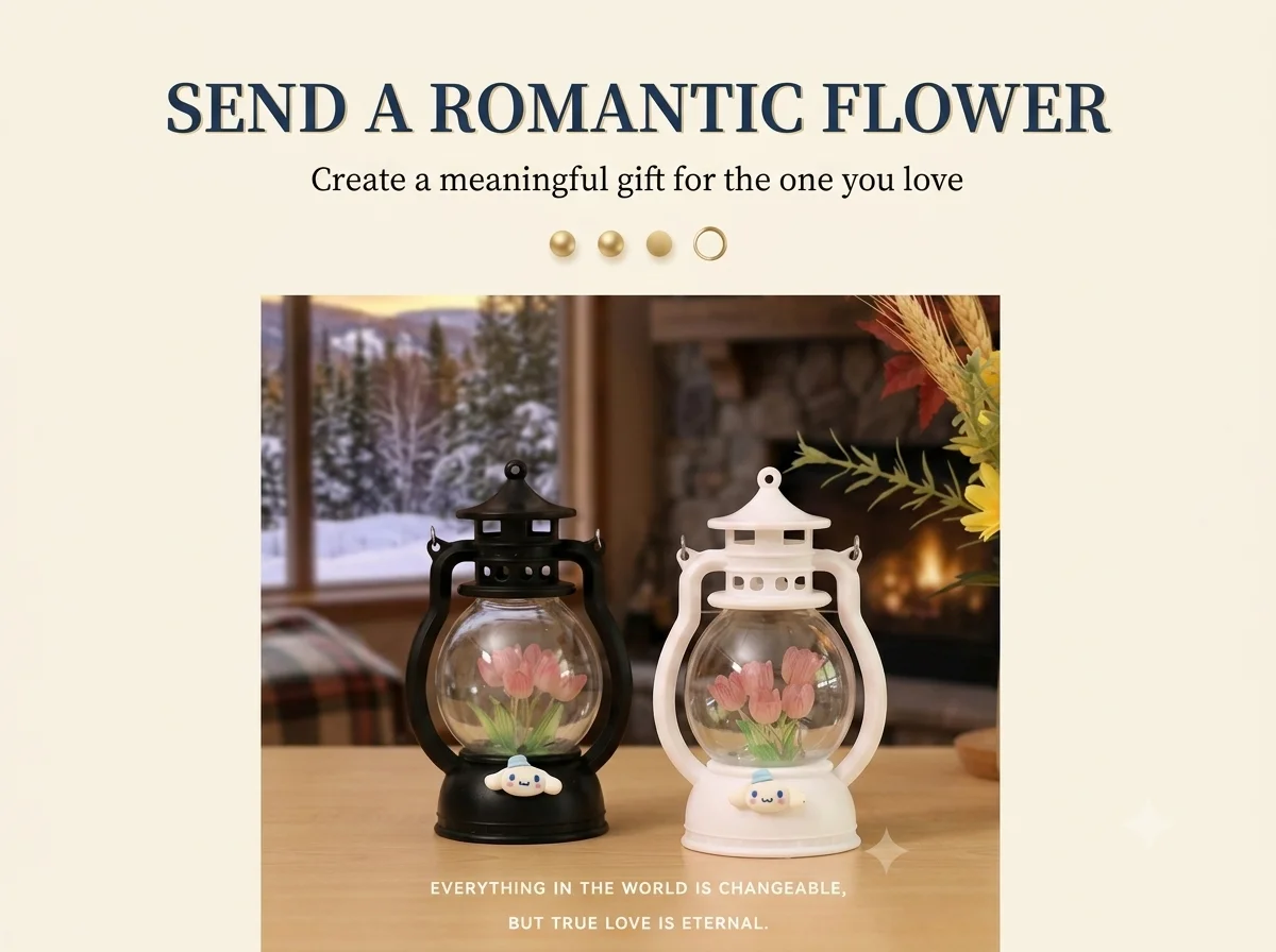 Tulip Pony DIY Decorative Lamp Kit image 4
